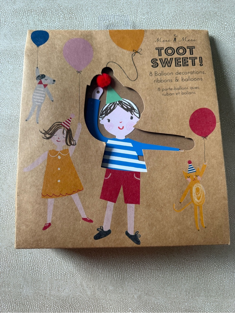 Meri Meri Toot Sweet Balloon Holders Party Kit